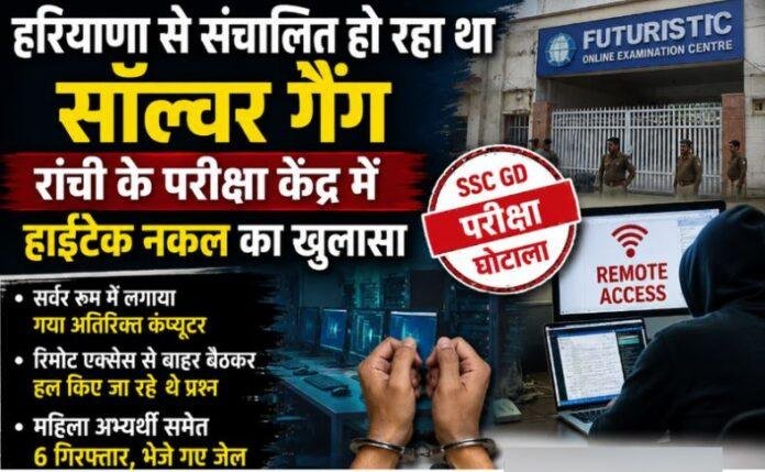 SSC GD Exam Scam: हरियाणा से संचालित हो रहा था सॉल्वर गैंग, रांची के परीक्षा केंद्र में हाईटेक नकल पर खुलासा