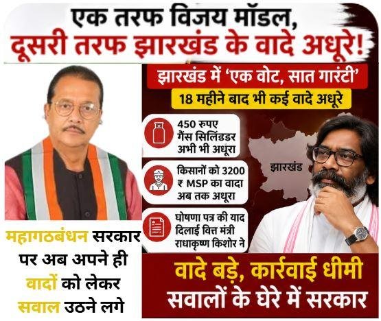 1473 Election Promise Debate: तमिलनाडु में विजय सरकार ने तुरंत लागू किये वादे, झारखंड में ‘सात गारंटी’ पर उठे सवाल