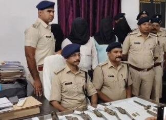 बख्तियारपुर में STF व जिला पुलिस की बड़ी कार्रवाई, अवैध मिनी गन फैक्ट्री का भंडाफोड़, 4 गिरफ्तार