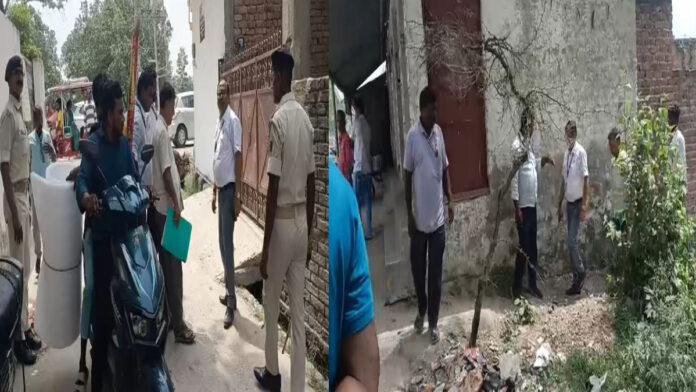 अतिक्रमण भूमि का निरीक्षण करने पहुंचे अपर समाहर्ता सह बेतिया राज प्रबंधक