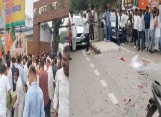 बंगाल, असम व पुडुचेरी में अभूतपूर्व विजय पर बिहार BJP प्रदेश कार्यालय में जमकर मना जश्न