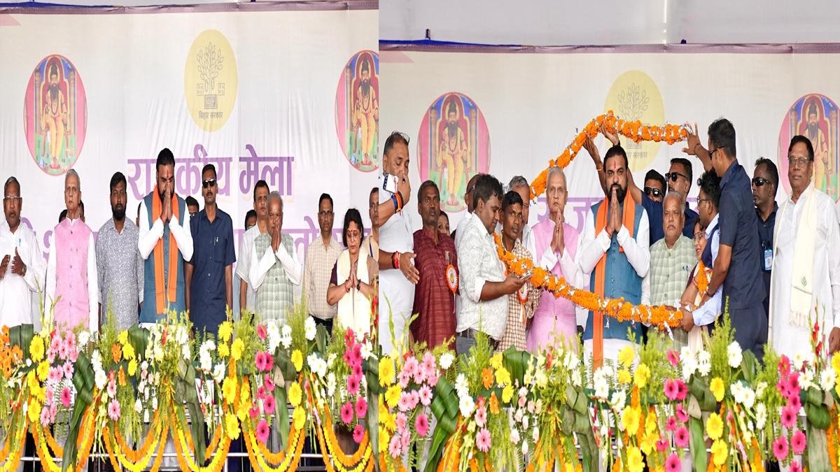 मुख्यमंत्री ने श्री श्री 108 श्री शरण निवास बाबा महतो साहब राजकीय मेला-2026 का किया शुभारंभ | 22Scope News CM Nalanda 3 1 22Scope News