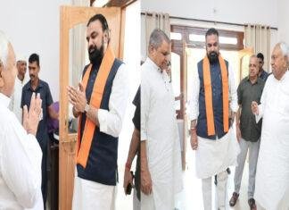 नीतीश कुमार से मिले CM सम्राट, आज शाम जाएंगे दिल्ली