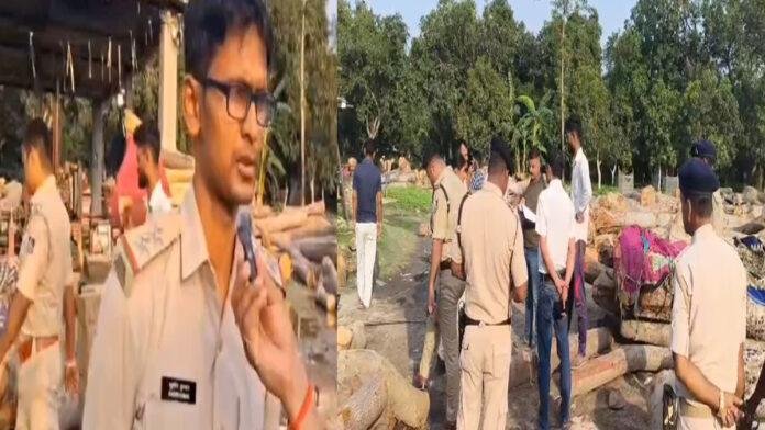 फुलवरिया स्थित आरा मिल पर वन विभाग की बड़ी कार्रवाई, किया गया सील