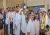 गया एयरपोर्ट पर इंटरनेशनल क्रिकेटर सोहैब खान का भव्य स्वागत, UAE की टीम से खेला था वर्ड कप T20