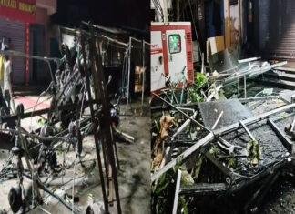 कटिहार में तूफान का तांडव, 100 पेड़ गिरे, 50 से ज्यादा बिजली पोल धराशायी, अंधेरे में शहर
