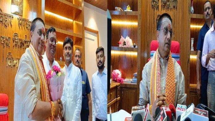 नव नियुक्त मंत्री कुमार शैलेंद्र ने ग्रहण किया पदभार, कहा- CM सम्राट के मार्गदर्शन में करेंगे काम