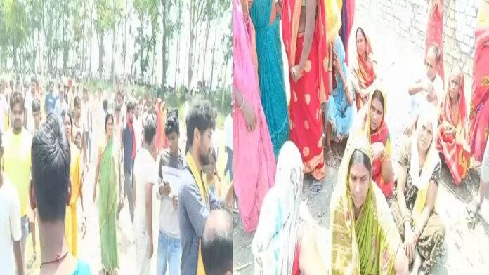 हरसिद्धि-छपवा मुख्य पथ पर युवक की हत्या, मक्का खेत में मिला शव