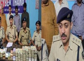 मोतिहारी के कई थानों की पुलिस ने भारत-नेपाल सीमा के बाजारों में की छापेमारी, तकरीबन 69 लाख जब्त
