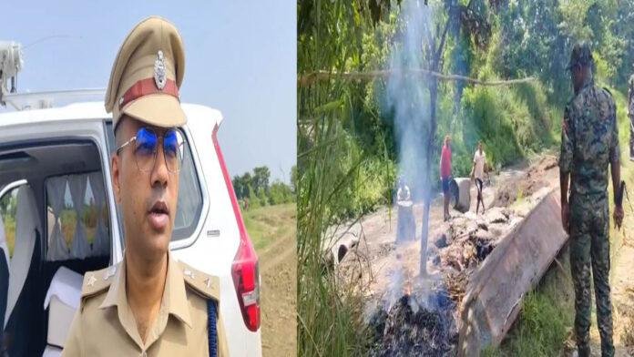 Viral शराब फैक्ट्री वीडियो पर SP का एक्शन, LTF प्रभारी व चौकीदार निलंबित, ड्रोन से निगरानी तेज
