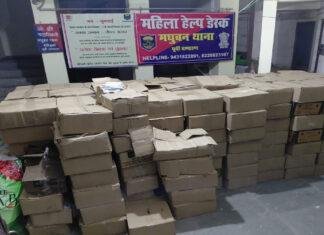मोतिहारी पुलिस को मिली बड़ी कामयाबी, भारी मात्रा में विदेशी शराब की खेप जब्त