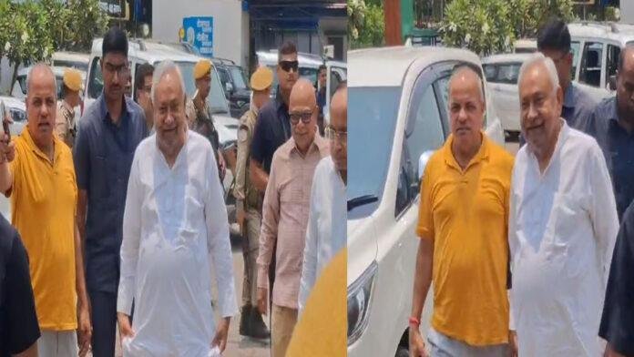 JDU कार्यालय पहुंचे पार्टी के राष्ट्रीय अध्यक्ष नीतीश कुमार, MLC चुनाव को लेकर करेंगे मंथन