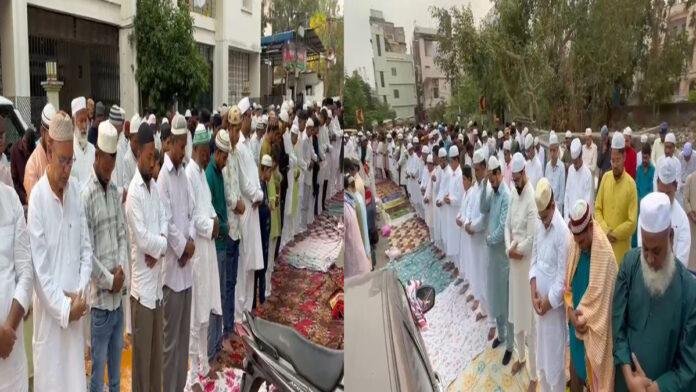पटना के ऐतिहासिक गांधी मैदान में आज सुबह 7:30 बजे अदा की गई बकरीद की नमाज