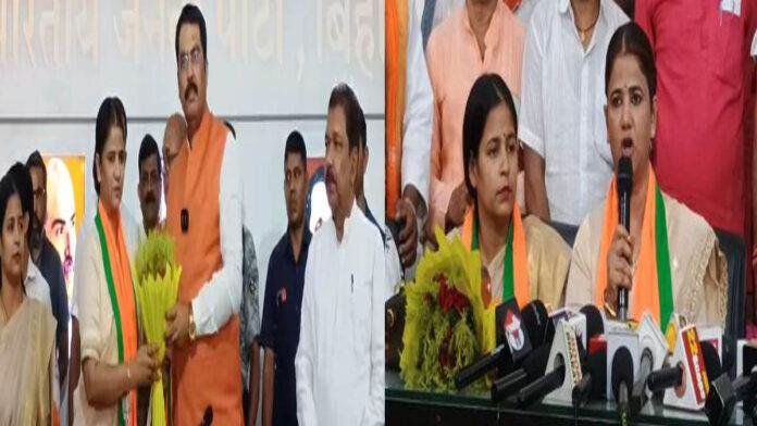 Ritu Jaishwal JDU, RJD के बाद अब 'कमल' खिलाने BJP पहुंचीं रितु जायसवाल, तेजस्वी पर जमकर साधा निशाना