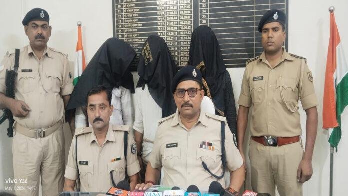 Sam Police समस्तीपुर पुलिस की बड़ी कार्रवाई, लूट की योजना बनाते हुए अवैध सामान के साथ 3 अपराधी गिरफ्तार