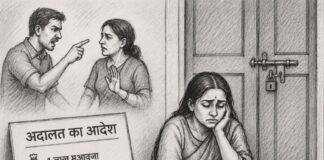 Domestic Violence Case: कोर्ट के आदेश के बाद भी ससुराल में नहीं मिली एंट्री, पूरी रात दरवाजे पर बैठी रही पीड़िता Domestic Violence Case: कोर्ट के आदेश के बाद भी ससुराल में नहीं मिली एंट्री, पूरी रात दरवाजे पर बैठी रही पीड़िता