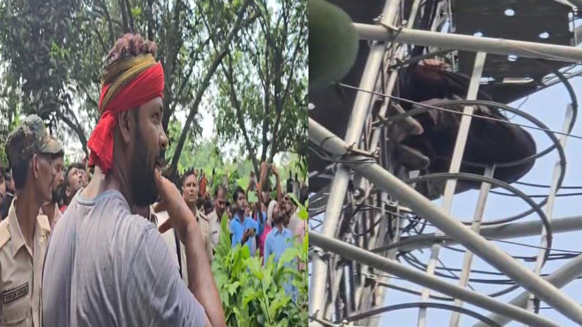 प्रेमी की बेरुखी से नाराज युवती टावर पर चढ़ी, 2 घंटे तक चला हाई वोल्टेज ड्रामा | 22Scope News Betia Tower 1 22Scope News