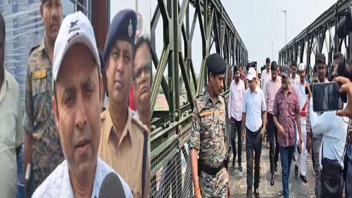 विक्रमशिला सेतु पर बना बेली ब्रिज तैयार, 7 जून से शुरू होगा आवागमन