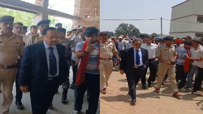भरत तिवारी एनकाउंटर प्रकरण : सेवानिवृत्त न्यायाधीश विनोद कुमार सिन्हा पहुंचे बिलौटी गांव, ली जानकारी