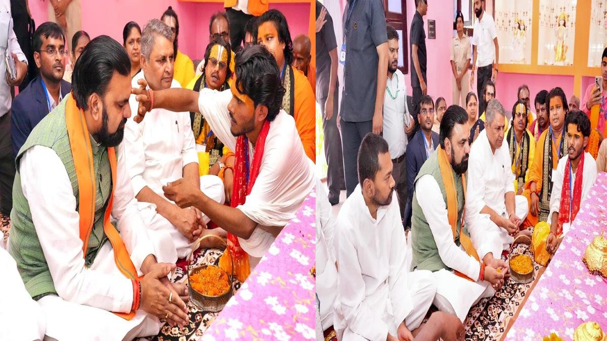 समस्तीपुर के '24 अवतार धाम' में आयोजित प्राण प्रतिष्ठा महोत्सव सह विष्णु महायज्ञ में शामिल हुए मुख्यमंत्री | 22Scope News CM Sam 3 22Scope News