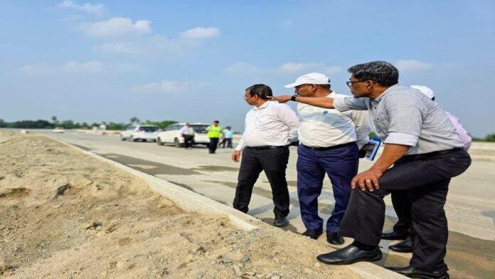 मुख्य सचिव प्रत्यय अमृत ने कच्ची दरगाह-बिदुपुर गंगा सेतु परियोजना कार्य का लिया जायजा
