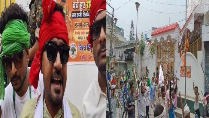 मुहर्रम पर कटिहार से निकला भाईचारे का पैगाम, मंदिरों के आगे बनी मानव श्रृंखला, शरारती मंसूबों पर लगा ब्रेक