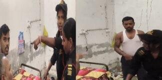 महिला सुरक्षा गार्ड से छेड़खानी का आरोप, अस्पताल परिसर में आरोपी की पिटाई का Video वायरल