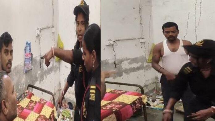 महिला सुरक्षा गार्ड से छेड़खानी का आरोप, अस्पताल परिसर में आरोपी की पिटाई का Video वायरल