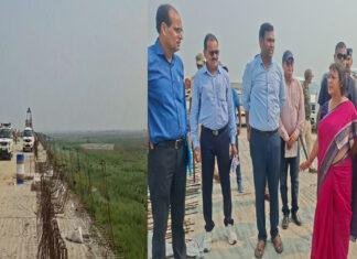 कोसी मेगा ब्रिज से बदलेगी तस्वीर, नेपाल से झारखंड तक बढ़ेगी कनेक्टिविटी, प्रभारी मंत्री ने लिया निर्माण कार्य का जायजा