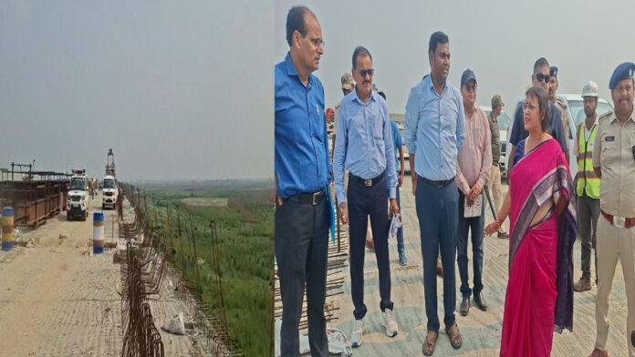 कोसी मेगा ब्रिज से बदलेगी तस्वीर, नेपाल से झारखंड तक बढ़ेगी कनेक्टिविटी, प्रभारी मंत्री ने लिया निर्माण कार्य का जायजा