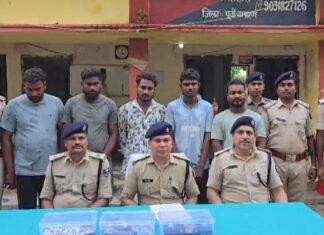 मोतिहारी पुलिस को बड़ी सफलता, अंतरराज्यीय लुटेरा गिरोह का पर्दाफाश, 5 शातिर गिरफ्तार