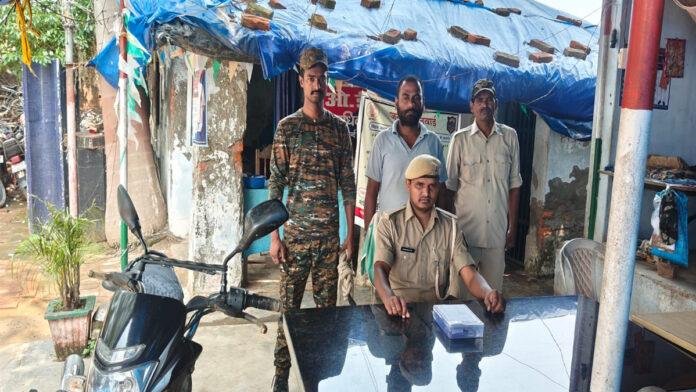 3 हजार का इनामी स्मैक तस्कर बाबूलाल गिरफ्तार, 36.45 ग्राम स्मैक व नकदी बरामद