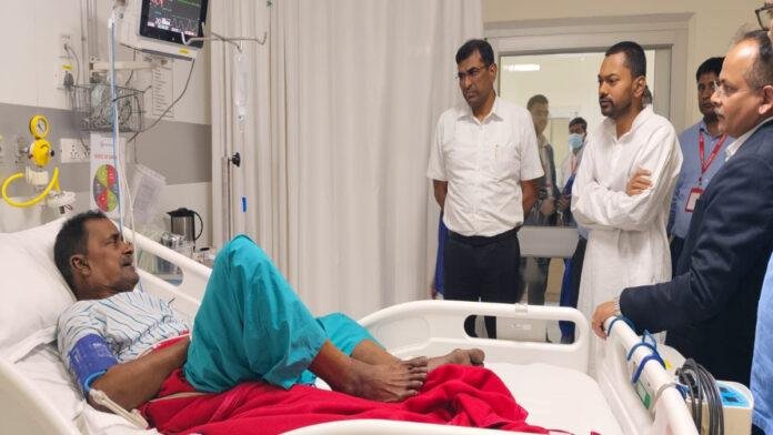 दिल्ली का दौरा बीच में छोड़ पटना लौटे स्वास्थ्य मंत्री निशांत, मेदांता अस्पताल पहुंचकर घायलों का जाना हाल
