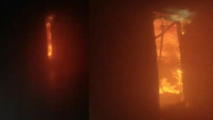 बिस्कोमान भवन के 13वें मंजिल पर लगी आग, विभाग ने दिखायी तत्परता, पाया गया काबू