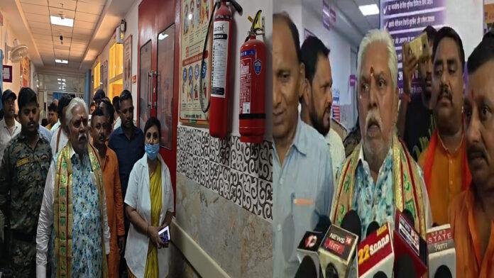 निजी अस्पताल में अग्नि सुरक्षा के पुख्ता इंतजाम, विधानसभा अध्यक्ष ने किया निरीक्षण