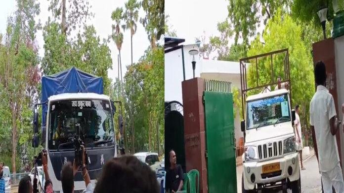 राबड़ी आवास से शिफ्टिंग तेज, बागवानी में लगे पेड़-पौधों को भी दूसरी जगह किया जा रहा है शिफ्ट