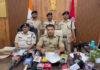 SP ने किया 4 घंटे में मंदिर से सोने की हार हुई चोरी मामले का खुलासा