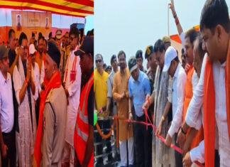 विक्रमशिला सेतु पर बहाल हुआ आवागमन, मंत्री इंजीनियर शैलेंद्र ने किया बेली ब्रिज का उद्घाटन