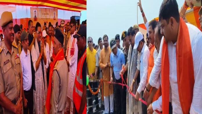 विक्रमशिला सेतु पर बहाल हुआ आवागमन, मंत्री इंजीनियर शैलेंद्र ने किया बेली ब्रिज का उद्घाटन