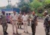 खलारी-चतरा सीमा पर पुलिस का सघन सर्च अभियान