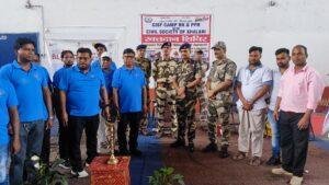 CISF रक्तदान शिविर खलारी 2
