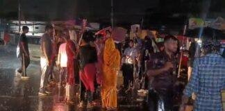 रांची में मासूम के लापता होने पर उबाल, बारिश में भी सड़क पर उतरे सैकड़ों लोग