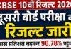 CBSE 10th Result 2026: दूसरे चरण का रिजल्ट जारी, पास प्रतिशत बढ़कर 96.78% पहुंचा CBSE 10th Result 2026: दूसरे चरण का रिजल्ट जारी, पास प्रतिशत बढ़कर 96.78% पहुंचा
