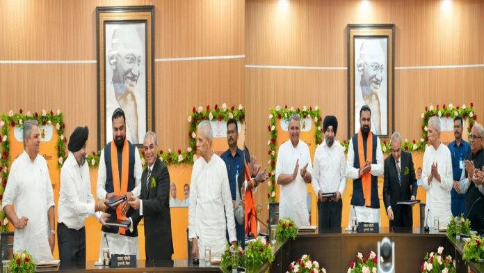 मुख्यमंत्री के समक्ष होटल अजातशत्रु विहार राजगीर के संचालन हेतु ITC समूह के बीच MoU पर हुआ हस्ताक्षर