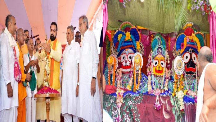 इस्कॉन मंदिर व गर्दनीबाग ठाकुरबाड़ी में आयोजित भगवान श्री जगन्नाथ रथ यात्रा के उद्घाटन कार्यक्रम में शामिल हुए मुख्यमंत्री