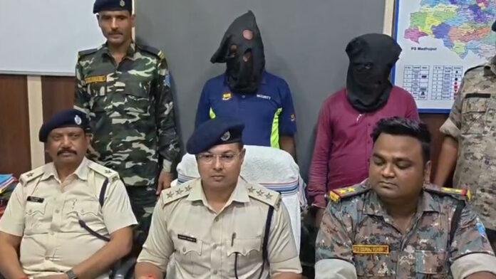देवघर पुलिस को बड़ी सफलता, चोरी मामले का खुलासा, 2 शातिर अपराधी गिरफ्तार