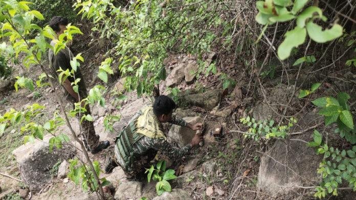 लुटुआ जंगल में नक्सलियों की बड़ी साजिश नाकाम, CRPF ने 4 किलो का IED बरामद कर किया ध्वस्त