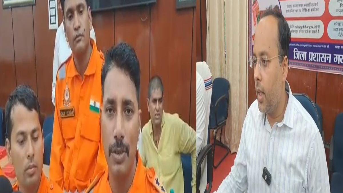 पीयूष कुमार का सफल रेस्क्यू, DM ने NDRF, SDRF व प्रशासन की टीम को किया सम्मानित | 22Scope News Gaya DM 3 22Scope News