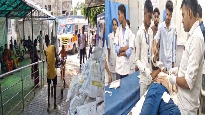 अवैध बालू खनन को लेकर हिंसक झड़प, फल्गु नदी क्षेत्र में ताबड़तोड़ फायरिंग, 7 लोग घायल, कई की हालत गंभीर