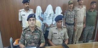 कवैया पुलिस व STF की संयुक्त कार्रवाई, एक पिस्टल व 70 कारतूस के साथ 3 तस्कर गिरफ्तार